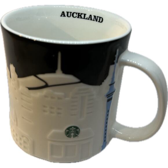 Starbucks Auckland Black and White Mug - Picture 4 of 4